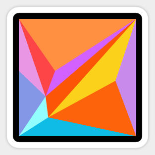 abstract geometric design for your creativity Sticker